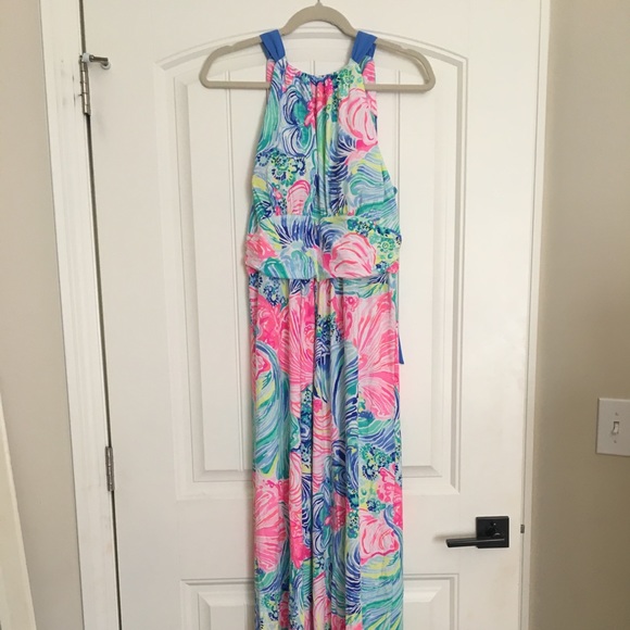 Lilly Pulitzer Martina Maxi Dress L - Picture 2 of 9